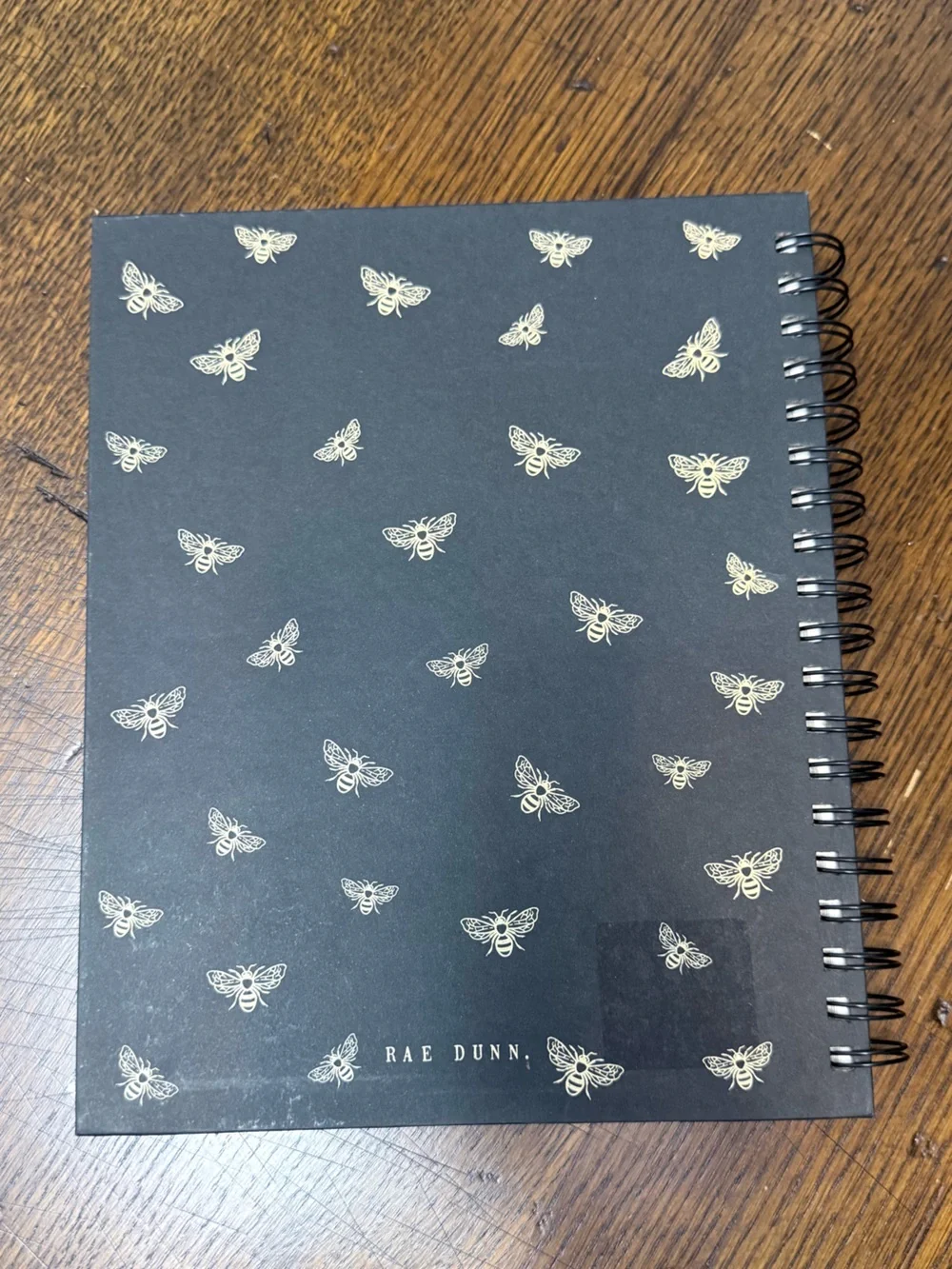 Rae Dunn '2027' Black & Gold Bees Planner | 17-months | Brand NEW
